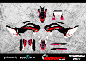 Kit stickere NordicaMoto Husqvarna 24-25