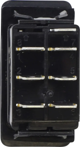 Rocker Switch Black, Red, White, 2, nordicamoto.ro