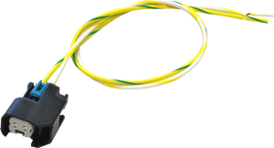 Rear Fuel Injector Connector Pigtail Black, Yellow, 1, nordicamoto.ro