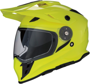 Casca Z1R Range Dual Sport Black/Fluorescent Yellow/Gloss