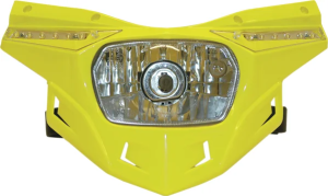 Lower Replacement Plastic For Stealth Headlights Yellow, 1, nordicamoto.ro