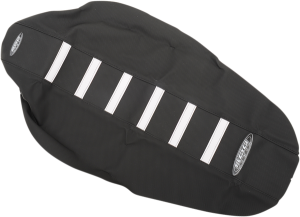 6-rib Gripper Seat Cover Black, 2, nordicamoto.ro