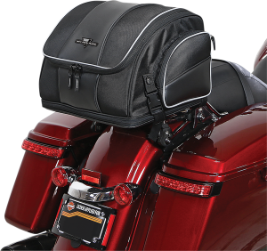 Route 1 Weekender Backrest Rack Bag Black, 4, nordicamoto.ro