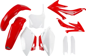Full Body Replacement Plastic Kit Red, White