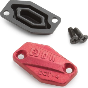 Brake fluid reservoir cover