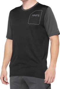 Tricou MTB 100% Ridecamp Black/Charcoal