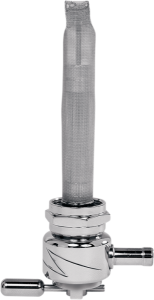 Power-flo Fuel Valve Chrome, 1, nordicamoto.ro