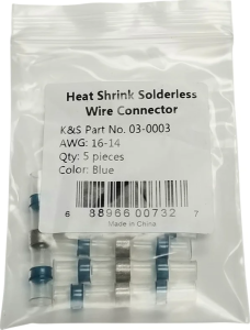 Solderless Wire Connectors Blue, 2, nordicamoto.ro