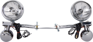 Lightbar With Spotlight Chrome, 4, nordicamoto.ro