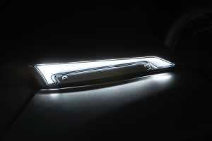 Tracer Windshield Trim Lights Chrome