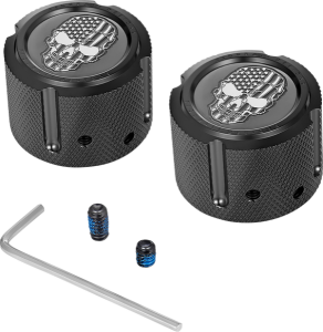Front Axle Nut Cover Black, 3, nordicamoto.ro