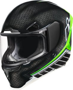 Airframe Pro Carbon Hyperstrike Helmet Green-Black, 1, nordicamoto.ro