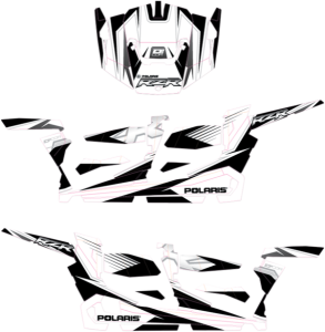 Complete Utv Graphics Kit Black, Silver, White, 1, nordicamoto.ro