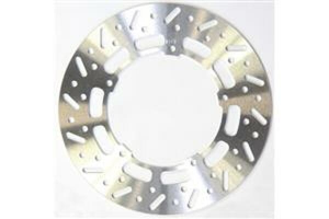 Round D-series Scooter Brake Rotor Silver, Stainless Steel