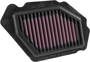 High-flow Air Filter Black, Red, 1, nordicamoto.ro