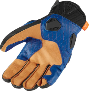Manusi Piele Icon Hypersport™ Blue 2XL, 2, nordicamoto.ro