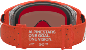 Ochelari Alpinestars Supertech Vesta Portocaliu/Argintiu/Lentila Colorata, 2, nordicamoto.ro