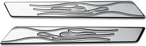 Saddlebag Latch Inserts Silver