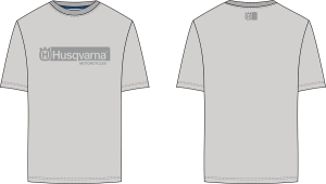 Tricou Husqvarna Origin Light Grey