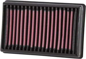 High-flow Air Filter Black, Red