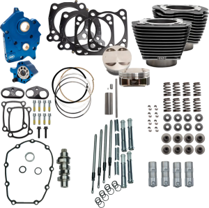 128 Power Package Highlighted Fins-Black Granite