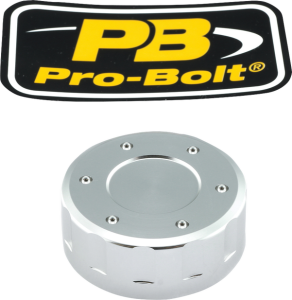 Clutch Aluminium Reservoir Cap Silver, 1, nordicamoto.ro