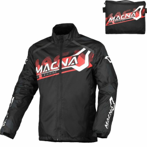 Geaca de ploaie MACNA RAINOSSI S Negru/Alb, 10, nordicamoto.ro