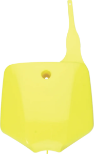 UFO Replacement Front Number Plate Yellow 