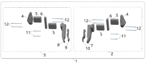 PROTECȚII CADRU CFMOTO – NEGRU, 7, nordicamoto.ro