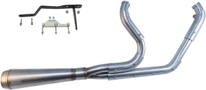 Assault 2:1 Exhaust System Stainless Steel, 1, nordicamoto.ro