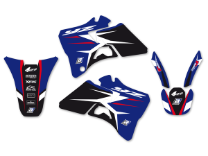 Set grafic Dream 4 – Negru, Albastru, Alb, 2, nordicamoto.ro