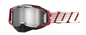 Ochelari Snowmobil 100% Armega White/Red