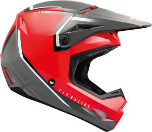 Casca Moto Copii Fly ECE Kinetic Vision Rosu/Gri