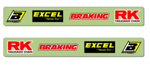 Swingarm Stickers Multi, 1, nordicamoto.ro