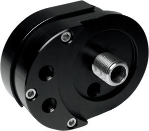 Offset Oil Filter Mount Black, 1, nordicamoto.ro