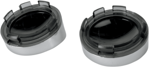 Visor-style Bezel And Lens For Deuce-style Turn Signals Chrome, 1, nordicamoto.ro
