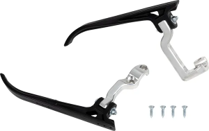 Aluminum Open Ended Moto Roost Deflector Mounting Kit Black 