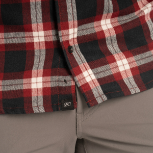 Cămașă flanel bărbați  Klim Alderson Midweight Black - Asphalt, 8, nordicamoto.ro