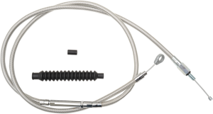 Stainless Steel Braided Clutch Cable Silver