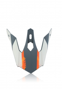 Cozoroc Casca Copii Acerbis Eclipse Rosu/Gri, 5, nordicamoto.ro