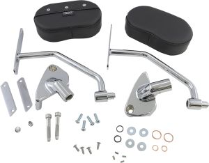 Deluxe Passenger Armrest Kit Black, 2, nordicamoto.ro