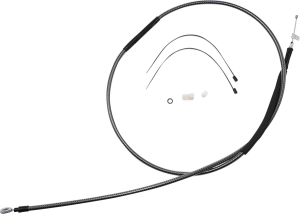 High-efficiency Polished Karbonfibr Clutch Cable Silver, 1, nordicamoto.ro