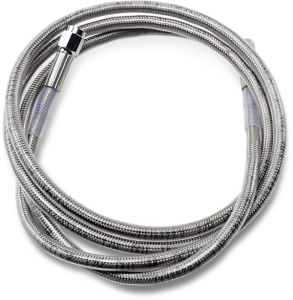Universal Brake Line Silver, Clear-coated
