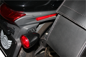 Probeam® Universal Led Bullet Bezel Turn Signals Black, 2, nordicamoto.ro