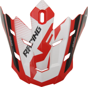 Fx-17 Holeshot Visor Peak Red/black/white Black, Red, White