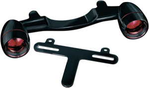 Bullet Light Rear Turn Signal Bar Black, Gloss