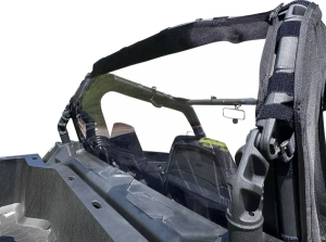 Utv Rear Windscreen Black 