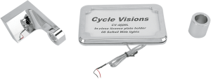 In-close License Plate Holder Chrome, 2, nordicamoto.ro