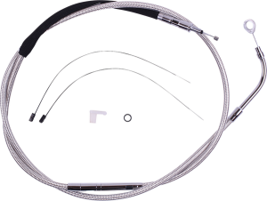 High-efficiency Polished Stainless Clutch Cable Silver