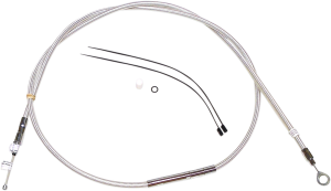 High-efficiency Braided Sterling Chromite Ii® Clutch Cable Silver